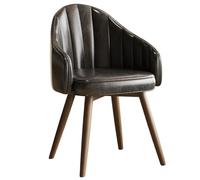 XIGOUZIQU Taburete de Tocador Oficina y Asiento for Tocado con Respaldo for Oficina, Tocador, Comedor(Black)