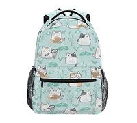 xigua Lindo gato gatito mochilas para niños y niñas, gran capacidad, ligera, bolsa de libros de escuela primaria con correa ajustable, tamaño perfecto para mochilas escolares y de viaje, Lindo gatito