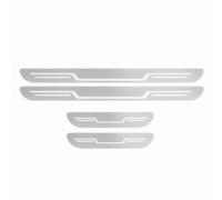 XIGUONGAOJIN 4 Piezas Coche Umbral Puerta Compatible para BYD Han 2022-2024, Pedal de Bienvenida el Umbral de La Puerta Exterior,Normal-E/Silver