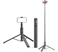 XIHAMA Palo para selfie, trípode extensible con control remoto inalámbrico, soporte de teléfono móvil todo en 1 para teléfonos inteligentes compatible con iPhone 16 15 Pro Max, Samsung, Android, iOS