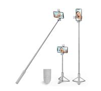 XIHAMA Palo Selfie con trípode, trípode de teléfono portátil y Mando a Distancia inalámbrico, Soporte para teléfono móvil Compatible con iPhone, Samsung, Xiaomi y teléfonos Inteligentes Android