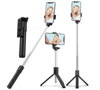 XIHAMA Palo Selfie con trípode, trípode de teléfono portátil y Mando a Distancia inalámbrico, Soporte para teléfono móvil Compatible con iPhone, Samsung, Xiaomi y teléfonos Inteligentes Android