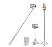 XIHAMA Selfie Stick trípode, trípode Estable con Mando a Distancia inalámbrico Desmontable Compatible con iPhone, Samsung, LG, Google Smartphones