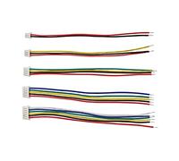 Xihe Conector de Alambre 10 unids Micro Jst 1.25 mm Pitch 2 Pin 3 Pin 4 Pin 5 Pin 6 Pin Female Single Conector de Enchufe con Cable de Alambre 10 cm 15 cm 20 cm 30 cm (Color : 6 Pin, Package : 30 CM)