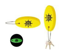 XIHIRCD 2 uds Llavero Flotante, Brillan en la Oscuridad Llavero para Barco Flotante para Navegación Pesca Surf Navegación Actividades al Aire Libre Deportes Acuáticos Accesorios