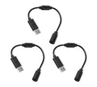 XIHIRCD 3uds Cable USB Desconectable, Cable USB de Repuesto para Logitech G920 G923 G27 G29 Driving Force y Thrustmaster Ferrari 458 Spider Volante de Carreras