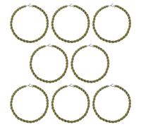 XIHIRCD 8uds Correas Elásticas para Botas, Correas para Blusas y Botas Ligas para Blusas con Ganchos de Metal Cordones para Botas para Hombres Azul Marino Ejército Fuerza Aérea (Verde)