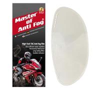 XII WY Película Protectora antivaho Universal para Casco de Motocicleta, Inserto de Lente de Visera Transparente Resistente a la Niebla 11.5cm X 24 cm