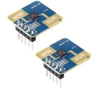 XIITIA 2 módulos de sensor de radar de presencia humana LD2402 HLK-LD2402 LD2402 onda milimétrica sin contacto 24 GHz ISM banda puerto serie salida de nivel IO