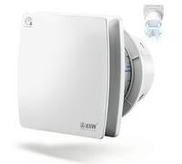 XIIW Extractor de Baño Sensor Humedad 100 mm con higrostato y Temporizador
