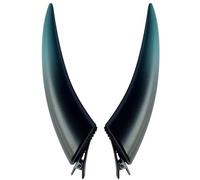 Xiixuuj Clip en cuernos de diablo, cuernos de diablo góticos | Accesorios para sombreros de disfraces de Halloween,Pinzas para el pelo del diablo, horquilla con cuernos para un look de fiesta