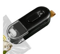 Xiixuuj Sellado al vacío, herramienta de ahorro de virutas secas y húmedas, máquina de envasado al vacío portátil, para almacenamiento de frescura, frutas, verduras, nueces, pan, aperitivos, carne