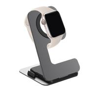 Xiixuuj Soporte de carga para reloj, estación de carga de reloj plegable, base de suministro de electricidad inalámbrica para mujeres, hombres, estudiantes, dormitorio, lugar de trabajo, dormitorio