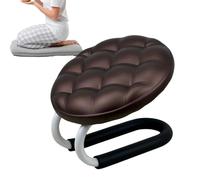Xijobido Asiento de Meditación,Taburete Japonés de Meditación - Taburete de Rodillas Ergonóómico Plegable Portáátil Confortable Relajacióón Adultos Principiantes Interior Oficina