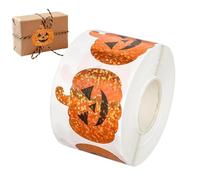 Xijobido Calcomanías De Calabaza - Pegatinas Calabaza Para Álbum Recortes | 500 Unidades Manualidades Decoración Actividades Fiestas Infantiles Juegos Aula Taller Otoño