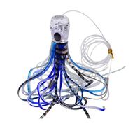 Xijobido Cebo de al Curricán,Cebo Salado para Truchas y Peces - Señuelo Nadador Realista Marino para Truchas Siluros Percas Dores Nocturnos con Mosca