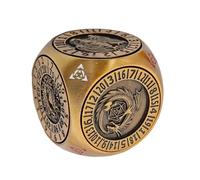 Xijobido Dados para Juegos De rol - Juego De Dados Metalicos Poliedricos con Caja Magnetica | Accesorios Multifuncionales para Reuniones Familiares Y Bares | Entretenimiento para Competencias Y