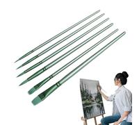 Xijobido Juego de Pinceles para Acuarela - Juego de 6 Pinceles para | Herramientas de Dibujo Artístico para Aficionados y Amantes de la Pintura