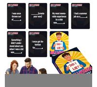 Xijobido Juegos De Cartas - Juego De Mesa De Adivinación De Mentiras - Mazo Divertido para Empresas Amigos Reuniones Familiares Fiestas Cumpleaños Celebraciones