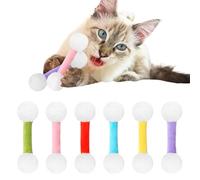 Xijobido Juguetes Mordedores para Gatitos | Juguete Suave De Bastoncillos con Catnip - Hisopos Gigantes para Gatos Resistente A Mordiscos Mordedor De Hierba Gatera para Casa Y Exterior