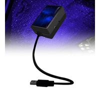 Xijobido Lámpara de proyección LED Noche de estrellas, Luz nocturna de proyector de estrellas USB - Luz romántica de la estrella del techo del coche,Luz de ambiente de techo Plug and Play para coche