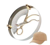 Xijobido Medidor De Sombreros | Instrumento De Medicion Para Costura De Gorras,Herramienta De Medición De Circunferencia Interior Para Manualidades, Tejer, Acolchar Y Elaboración Artesanal