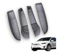 Xijobido Organizador de almacenamiento para puerta lateral de coche,Bandeja organizadora para puerta de coche - Organizador de bandeja de inserción de puerta delantera y trasera | Caja de