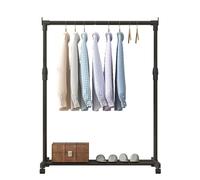 Xijobido Perchero Burro Ropa Resistente, Burro Ropa, Perchero Burro y Zapatero, Perchero Colgador de Ropa, Con balda Zapatero, Estantería Multiusos, Perchero Burro Extensible con Carga Pesada