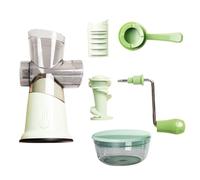Xijobido Picadora de Carne Manual, Trituradora De Alimentos Para Mascotas, Máquina de Picar Manual para Cocina Hogar Restaurantes Picnic Exterior