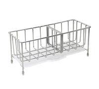 Xijobido Portaesponjas para Fregadero,Estante De Almacenamiento para Esponjas De Los Platos - Estante de Almacenamiento para Fregadero,para Cocina Restaurante Encimera Baño Apartamento Hotel