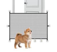 Xijobido Puerta para Gatos - Accesorios De Seguridad para Mascotas - Plegable De Seguridad para Mascotas En Sala Dormitorio Cocina Garaje