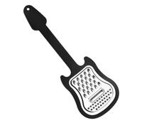 Xijobido Rallador de frutas de mano, rallador de queso pequeño | Diseño de guitarra rallador y triturador de alimentos de acero inoxidable,Trituradora de pulpa de frutas y verduras de metal para
