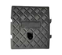 Xijobido Rampas de bordillo de Entrada, Rampa de bordillo de PVC Resistente portátil, Rampa de umbral Ligera para Entrada, Muelle de Carga, acera, Scooter, Bicicleta, Motocicleta, Accesorios para