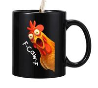 Xijobido Tazas De Café De Diseño Novedoso - 355 ml Taza De Cerámica De Pollo Divertida - Recipiente De Té De Gallo,para Mujeres Hombres Compañeros Té Café Leche Chocolate Caliente Trabajo