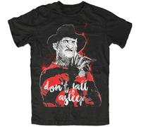 XIKANGGMEI Dont Fall Asleep T-Shirt Cult, Nightmare, ELM Street, Movie, Horror, Krueger Mens