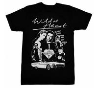 XIKANGGMEI Wild At Heart Sailor and Lula Men's T-Shirt Black