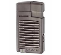 Xikar Forte Single Torch Flame Cigar and Cigarette Lighter en una atractiva caja de regalo Warranty Gunmetal