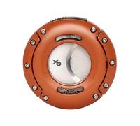 Xikar XO - Cortador de guillotina doble, cuchillas de acero inoxidable, 64 RG, color naranja