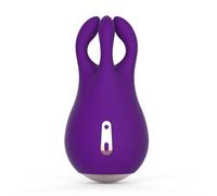 XIKDJ Mini Vibrador De Silicona con 4 Tentáculos Y 10 Frecuencias para Un Orgasmo Intenso En El Clítoris, Estimulador De Pezones Recargable E Impermeable, Juguetes Sexuales para Mujeres Y Parejas