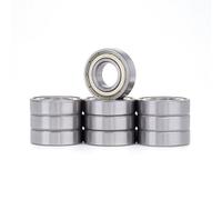 XiKe 10 piezas 6002ZZ Rodamiento de bolas sellado 15x32x9mm Acero cromado y doble cierre metálico, 6002Z Rodamientos rígidos a bolas con juntas