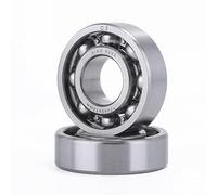 XiKe 2 piezas 6203 C3 Rodamiento de bolas 17x40x12mm Abierto y Acero al Cromo, Para DIY, CNC, Automóvil, Motocicleta, ATV, Transmisión, Motor y más maquinaria.