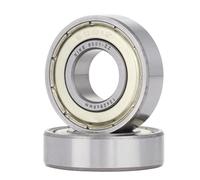 XiKe 2 unid. 6001ZZ Rodamiento de Bolas 12x28x8mm Acero cromado y Pre-lubricado, 6001-2Z Rodamientos rígidos de bolas con Doble junta metálica.