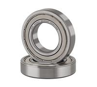 XiKe 2 unid. 6208ZZ Rodamiento de bolas 40x80x18mm Doble junta metálic｜Acero cromado｜Pre-lubricado, 6208-2Z Rodamientos rígidos de bolas con Doble junta metálica.