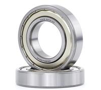 XiKe 2 unid. 6209ZZ Rodamiento de bolas 45x85x19mm Doble junta metálic｜Acero cromado｜Pre-lubricado, 6209-2Z Rodamientos rígidos de bolas con Doble junta metálica.