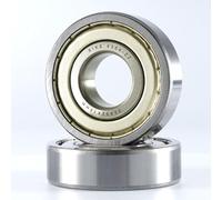 XiKe 2 unid. 6304ZZ Rodamientos de bolas 20x52x15mm Doble junta metálic｜Acero cromado｜Pre-lubricado, 6304-2Z Rodamientos rígidos de bolas con Doble junta metálica.