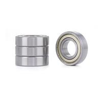 XiKe 4 piezas 6004ZZ Rodamiento de bolas 20x42x12mm Acero cromado, Pre-lubricado, Doble junta metálic, 6004Z Rodamientos rígidos a bolas con juntas