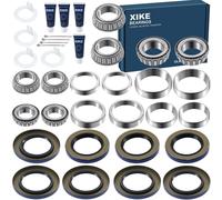 Xike 4 Set se adapta a 5 200-6 000 lb Kit de cubo de rueda del remolque del remolque 25580/25520 y lm67048/lm67010 Rodamientos 213333TB 22333tb/10-10