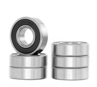 XiKe 6 piezas 6204-2RS Rodamiento de bolas 20x47x14mm Acero al cromo y doble junta de goma y Pre-lubricados, 6204RS Rodamientos rígidos a bolas con juntas