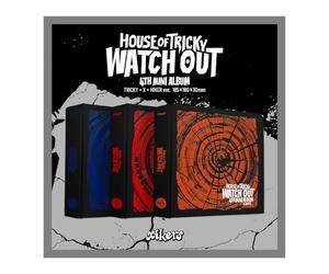 xikers House of Tricky : Watch Out 4th Mini Album Random Version CD+1p Folded Poster on Pack+96p PhotoBook+1p PostCard+1p Moving Photo+3ea Sticker+2p PhotoCard+1ea Path Magnetic+Tracking Sealed