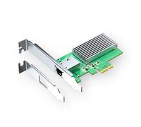 XikeStor 10 Gb PCI-E NIC Single Port RJ45 Network Card SKN-8127-X1, Realtek RTL8127AT Chip, RJ45 Port, 1G/2.5G/5G/10G Multi-Gigabit, PCIe 4.0 x1, Wake-on-LAN, Full/Low Profile Brackets